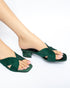 RHEA Crystal Studded Block Heels